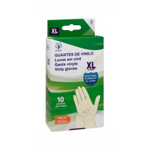 Guantes vinilo xl alba