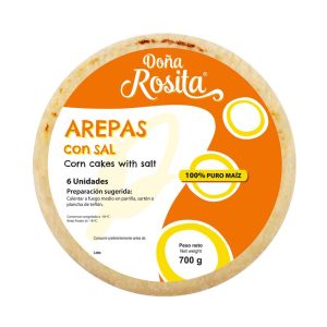 Arepas sal y mantequilla doña rosita