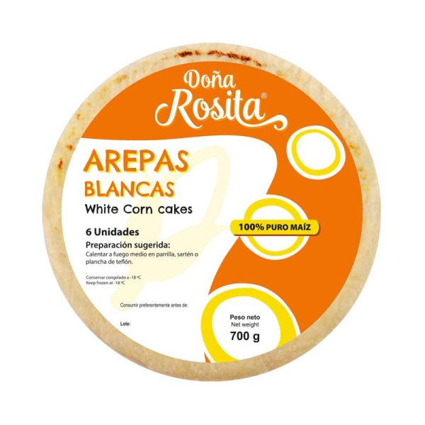 Arepa blanca doña rosita