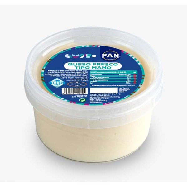 Queso fresco tipo mano